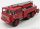 BERLIET  FF 6X6 FPT HR TANKER TRUCK FIRE ENGINE VIGILI DEL FUOCO SERVICE DEPARTEMENTAL SECOURS 1971  RED