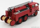 BERLIET  FF 6X6 FPT HR TANKER TRUCK FIRE ENGINE VIGILI DEL FUOCO SERVICE DEPARTEMENTAL SECOURS 1971  RED