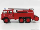 BERLIET  FF 6X6 FPT HR TANKER TRUCK FIRE ENGINE VIGILI DEL FUOCO SERVICE DEPARTEMENTAL SECOURS 1971  RED
