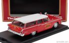 FORD USA  COUNTRY SQUIRE SW STATION WAGON FRUITLAND FIRE ENGINE 1959  RED WHITE