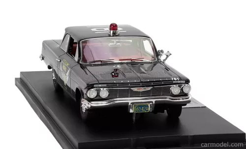 CHEVROLET  BISCAYNE OHIO STATE HIGHWAY PATROL POLICE 1961  BLACK