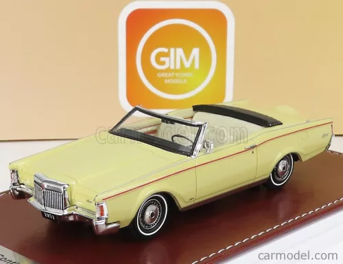 LINCOLN  CONTINENTAL MARK III CONVERTIBLE 1971  YELLOW