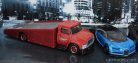 BUGATTI  SET 4X TRUCK CAR TRANSPORTER - CHIRON - KOENIGSEGG AGERA R - McLAREN SPEEDTAIL  VARIOUS