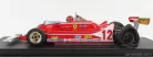 FERRARI  F1  312T4 N 12 ZANDWOORT GP WITH PILOT FIGURE 1979 GILLES VILLENEUVE - CON VETRINA - WITH SHOWCASE  RED