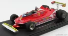 FERRARI  F1  312T4 N 12 2nd GP FRENCH 1979 G.VILLENEUVE  RED