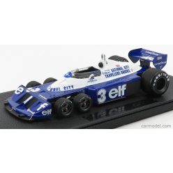   TYRRELL  F1  P34/2 ELF FORD SIX WHEELS N 3 SEASON GP 1977 R.PETERSON  BLUE WHITE