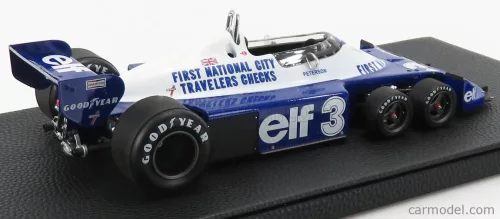 TYRRELL  F1  P34/2 ELF FORD SIX WHEELS N 3 SEASON GP 1977 R.PETERSON  BLUE WHITE