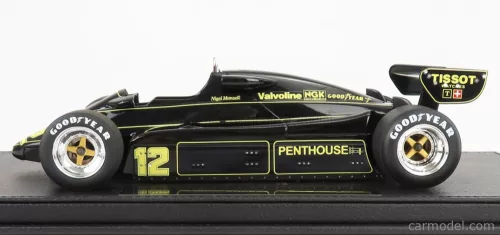 LOTUS  F1  91 N 12 SEASON 1982 N.MANSELL - CON VETRINA - WITH SHOWCASE  BLACK