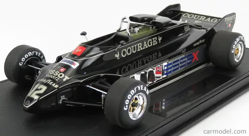 LOTUS  F1 88B COURAGE ESSEX N 12 SEASON 1981 NIGEL MANSELL - CON VETRINA - WITH SHOWCASE  BLACK