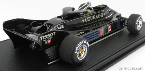 LOTUS  F1 88B COURAGE ESSEX N 12 SEASON 1981 NIGEL MANSELL - CON VETRINA - WITH SHOWCASE  BLACK