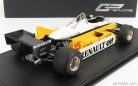 RENAULT  F1  RE30B V6 TURBO TEAM RENAULT ELF N 15 SEASON 1982 ALAIN PROST - CON VETRINA - WITH SHOWCASE  WHITE YELLOW BLACK