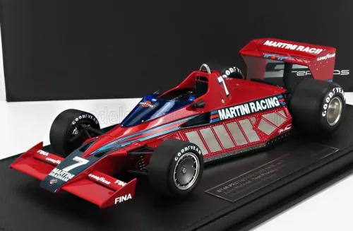BRABHAM  F1  BT46 ALFA ROMEO PROTOTYPE MARTINI RACING N 7  TEST VERSION 1977 JOHN WATSON - CON VETRINA - WITH SHOWCASE  RED