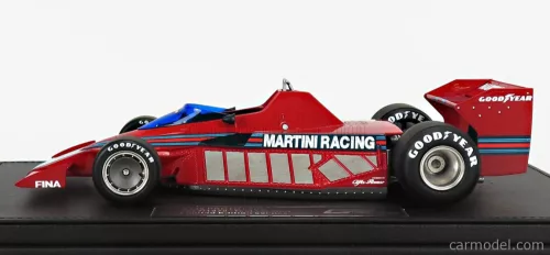 BRABHAM  F1  BT46 ALFA ROMEO PROTOTYPE MARTINI RACING N 0 1977  - CON VETRINA - WITH SHOWCASE  RED