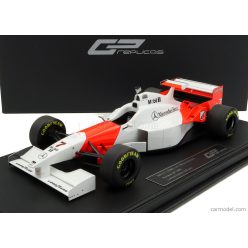   McLAREN  F1  MP4/11 3.0L V10 TEAM MERCEDES CENTRAL WING N 7 6th MONACO GP 1996 MIKA HAKKINEN - CON VETRINA - WITH SHOWCASE  RED WHITE