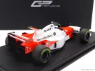 McLAREN  F1  MP4/11 3.0L V10 CENTRAL WING MARLBORO MERCEDES TEAM N 7 6th MONACO GP 1996 WITH PILOT FIGURE MIKA HAKKINEN - CON VETRINA - WITH SHOWCASE  RED WHITE