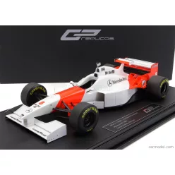   McLAREN  F1  MP4/11 3.0L V10 TEAM MERCEDES CENTRAL WING N 8 2nd MONACO GP 1996 DAVID COULTHARD - CON VETRINA - WITH SHOWCASE  RED WHITE