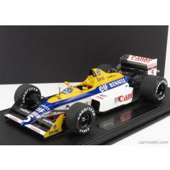   WILLIAMS  F1  FW12C RENAULT V10 N 5 SEASON 1989 THIERRY BOUTSEN - CON VETRINA - WITH SHOWCASE  BLUE YELLOW WHITE