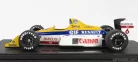 WILLIAMS  F1  FW12C RENAULT V10 N 6 SEASON 1989 RICCARDO PATRESE - CON VETRINA - WITH SHOWCASE  BLUE YELLOW WHITE