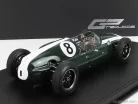 COOPER  F1  T51 CLIMAX TEAM COOPER CAR COMPANY N 8 1959 JACK BRABHAM 1959 WORLD CHAMPION - CON VETRINA - WITH SHOWCASE  GREEN WHITE