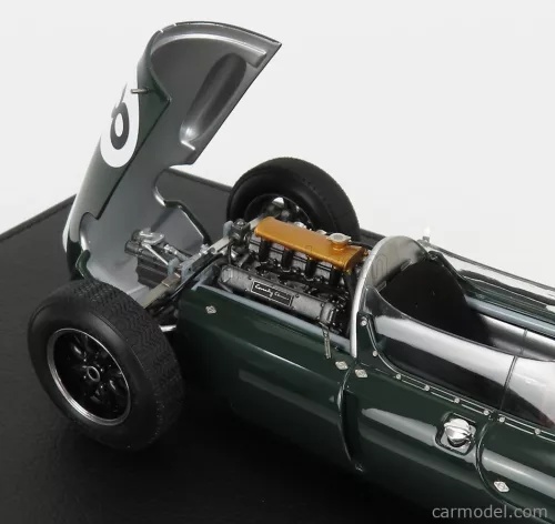 COOPER  F1  T51 CLIMAX TEAM COOPER CAR COMPANY N 8 1959 JACK BRABHAM 1959 WORLD CHAMPION - CON VETRINA - WITH SHOWCASE  GREEN WHITE