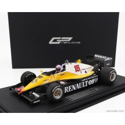   RENAULT - F1 RE40 N 15 WINNER FRENCH GP PAUL RICHARD (POLE AND FASTEST LAP) (with pilot figure) 1983 ALAIN PROST - CON VETRINA - WITH SHOWCASE