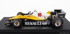 RENAULT - F1 RE40 N 15 WINNER FRENCH GP PAUL RICHARD (POLE AND FASTEST LAP) (with pilot figure) 1983 ALAIN PROST - CON VETRINA - WITH SHOWCASE