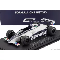   BRABHAM  F1  BT50 PARMALAT N 2 DUTCH GP 1982 RICCARDO PATRESE  WHITE BLUE