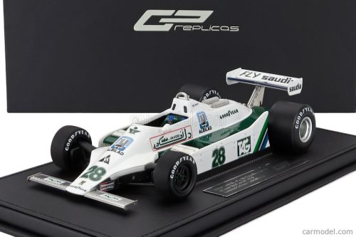 WILLIAMS  F1  FW07 FORD N 28 WINNER BRITISH GP 1979 CLAY REGAZZONI  WHITE GREEN