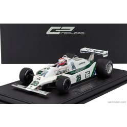   WILLIAMS  F1  FW07 FORD N 28 WINNER BRITISH GP (with pilot figure) 1979 CLAY REGAZZONI  WHITE GREEN
