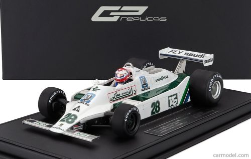 WILLIAMS  F1  FW07 FORD N 28 WINNER BRITISH GP (with pilot figure) 1979 CLAY REGAZZONI  WHITE GREEN