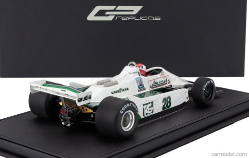 WILLIAMS  F1  FW07 FORD N 28 WINNER BRITISH GP (with pilot figure) 1979 CLAY REGAZZONI  WHITE GREEN