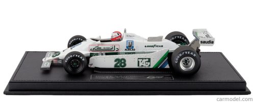 WILLIAMS  F1  FW07 FORD N 28 WINNER BRITISH GP (with pilot figure) 1979 CLAY REGAZZONI  WHITE GREEN