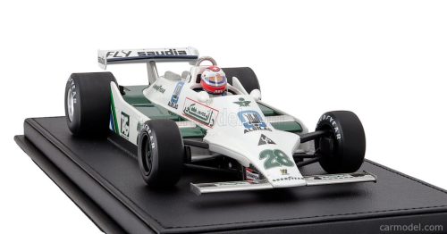WILLIAMS  F1  FW07 FORD N 28 WINNER BRITISH GP (with pilot figure) 1979 CLAY REGAZZONI  WHITE GREEN