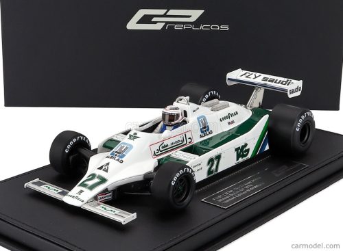 WILLIAMS  F1  FW07 FORD N 27 WINNER DUTCH GP (with pilot figure) 1979 ALAN JONES  WHITE