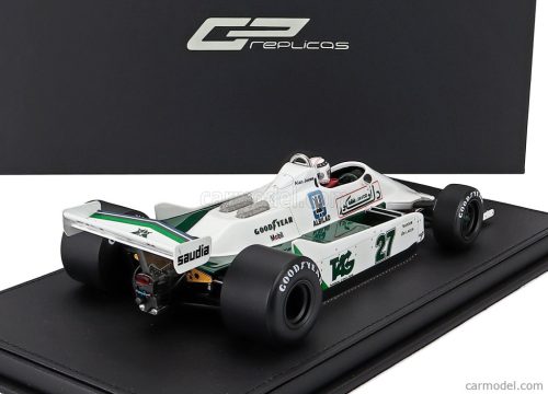 WILLIAMS  F1  FW07 FORD N 27 WINNER DUTCH GP (with pilot figure) 1979 ALAN JONES  WHITE