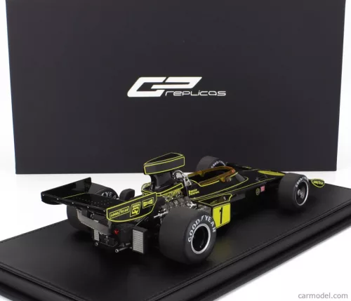 LOTUS  F1  72E TEAM LOTUS JPS N 1 WINNER FRENCH GP 1974 RONNIE PETERSON  BLACK GOLD