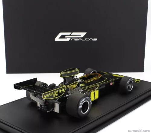 LOTUS  F1  72E TEAM LOTUS JPS N 1 WINNER MONZA ITALY GP 1974 RONNIE PETERSON  BLACK GOLD