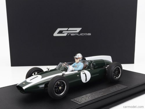 COOPER F1 T53 N 1 POLE POSITION WINNER BRITISH SILVERSTONE GP WORLD CHAMPION (with pilot figure) 1960 JACK BRABHAM