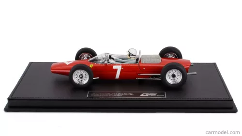 FERRARI  F1  156 F1-63 N 7 WINNER NURBURGRING GERMAN GP (with pilot figure) 1963 JOHN SURTEES  RED