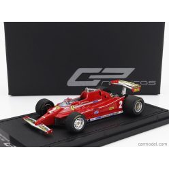   FERRARI  F1  126C N 2 QUALIFYNG MONZA GP ITALY 1980 GILLES VILLENEUVE  RED