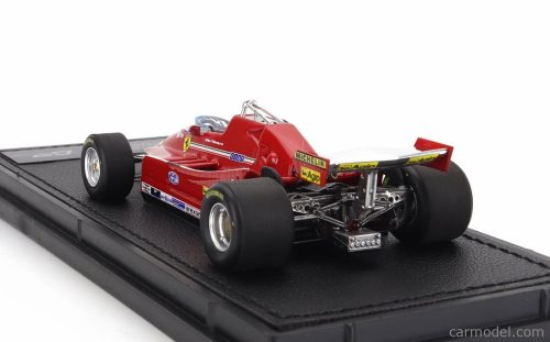 FERRARI  F1  126C N 2 QUALIFYNG MONZA GP ITALY 1980 GILLES VILLENEUVE  RED