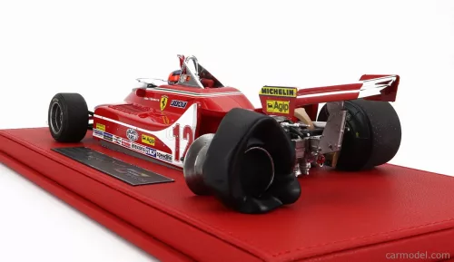 FERRARI F1 312 T4 N 12 ZANDWOORT GP DUTCH LAP 49th (with pilot figure) 1979 GILLES VILLENEUVE