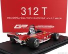 FERRARI  F1  312T TEAM EVEREST N 36 BRDC INTERNATIONAL TROPHY SILVERSTONE (with pilot figure) 1976 GIANCARLO MARTINI - CON VETRINA - WITH SHOWCASE  RED