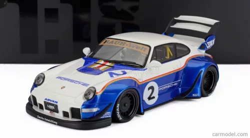 PORSCHE  911 993 RWB LIBERTY WALK N 2 RACING 2004  BLUE WHITE