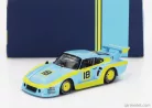 PORSCHE  935 930 K3 3.0L F6 TURBO TEAM JLP RACING N 18 3rd 6h SILVERSTONE 1980 JOHN PAUL - BRIAN REDMAN  LIGHT BLUE YELLOW