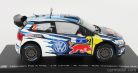 VOLKSWAGEN  POLO R WRC TEAM VOLKSWAGEN MOTORSPORT RED BULL N 2 RALLY MEXICO 2016 J.M.LATVALA - M.ANTILLA  LIGHT BLUE WHITE YELLOW