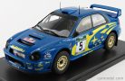 SUBARU  IMPREZA S7 WRC N 5 RALLY NEW ZEALAND 2001 R.BURNS - R.REID  BLUE MET