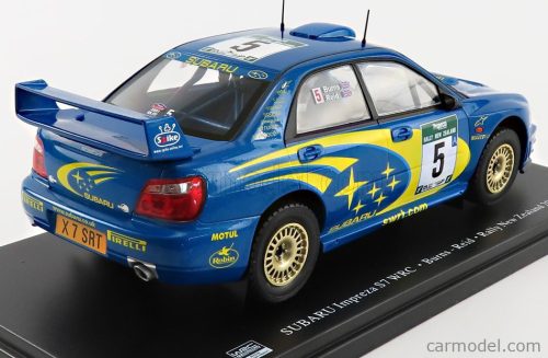 SUBARU  IMPREZA S7 WRC N 5 RALLY NEW ZEALAND 2001 R.BURNS - R.REID  BLUE MET