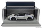MASERATI  MC20 GLOSS BLACK ROOF 2020 - CON VETRINA - WITH SHOWCASE  BIANCO AUDACE - WHITE BLACK