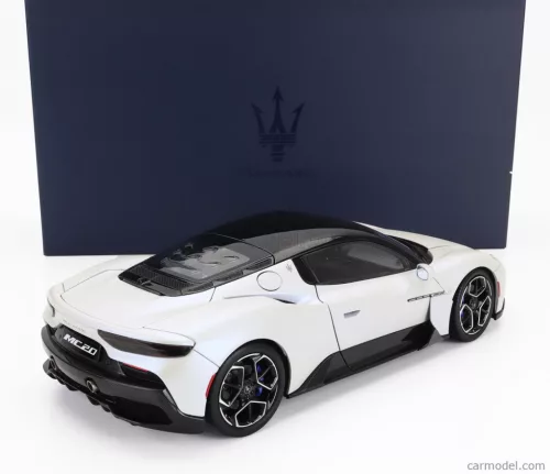 MASERATI  MC20 GLOSS BLACK ROOF 2020  BIANCO AUDACE - WHITE
